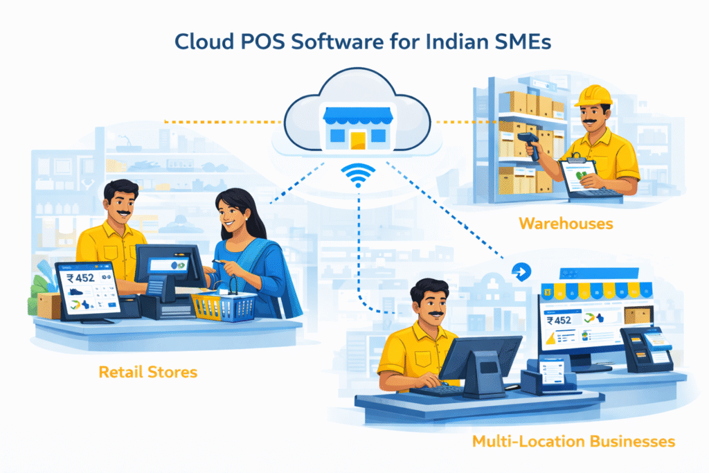 Cloud POS software use cases for Indian SMEs and retail businesses