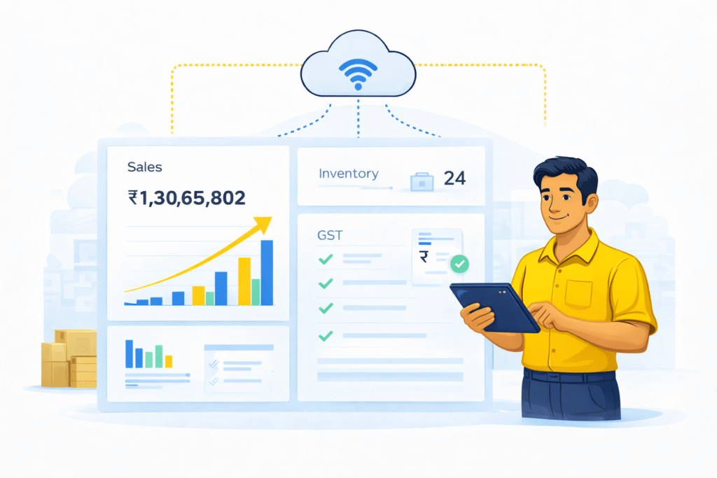 Cloud POS software in India helping SMEs manage billing and inventory