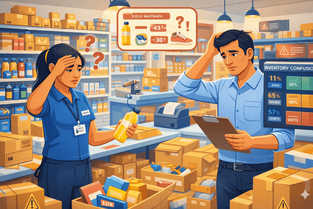 inventory problems Indian retailers