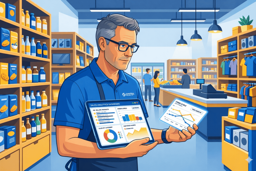 retail sales analytics dashboard from POS software