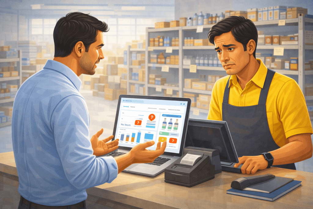 Customer facing issue due to incorrect inventory data