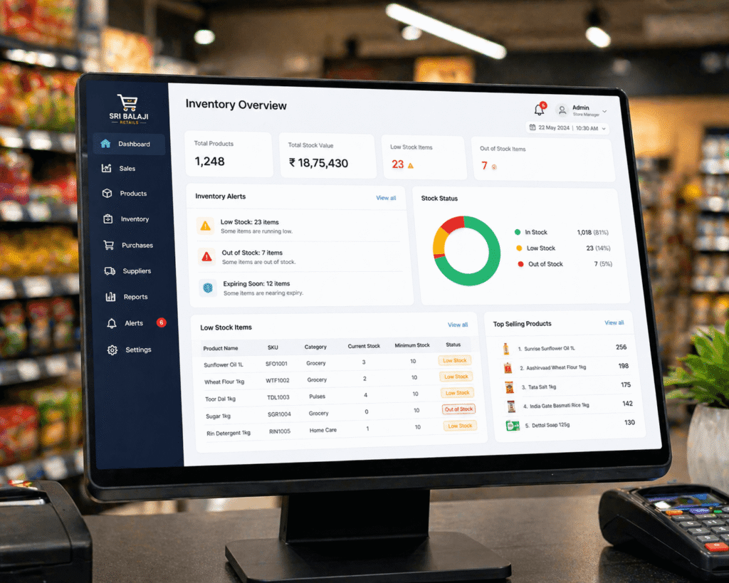 Real-time inventory tracking system