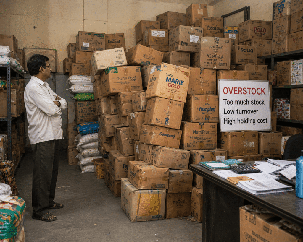 overstock problem small business India