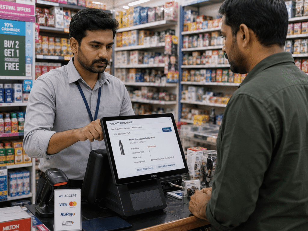 Inventory delays affecting customer service in an Indian SME retail store